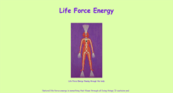 Desktop Screenshot of life-force-energy.com